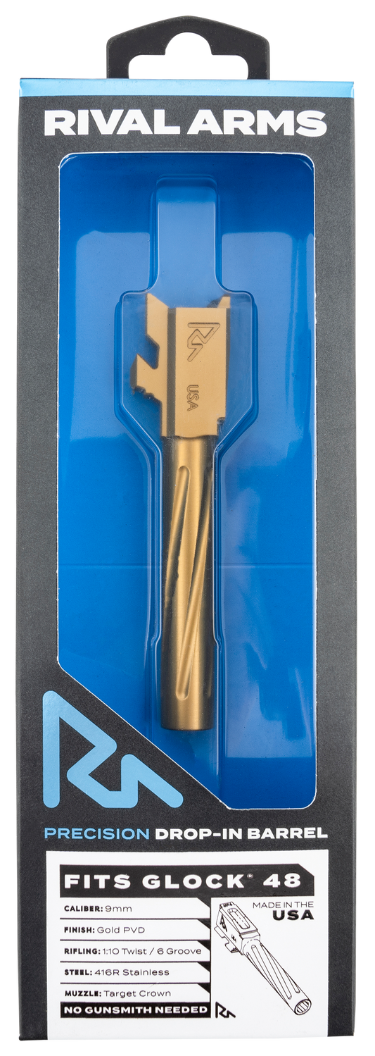 Rival Arms Precision, Rival Ra-ra20g801e Brl Glock48 V1 Gld