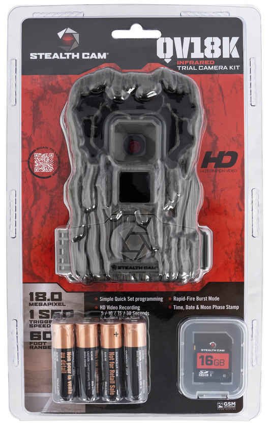 Stealth Cam Qv18, Steal Stc-qv18k     18mp Qv18 Combo