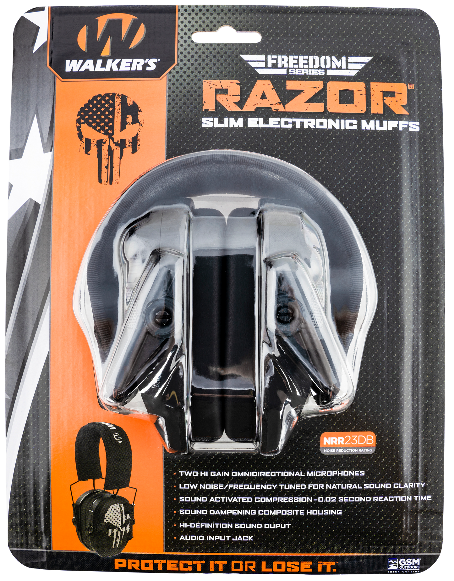 Walkers Game Ear Razor, Wlkr Gwp-rsemfs-pun  Razr Freedom Muff Pun