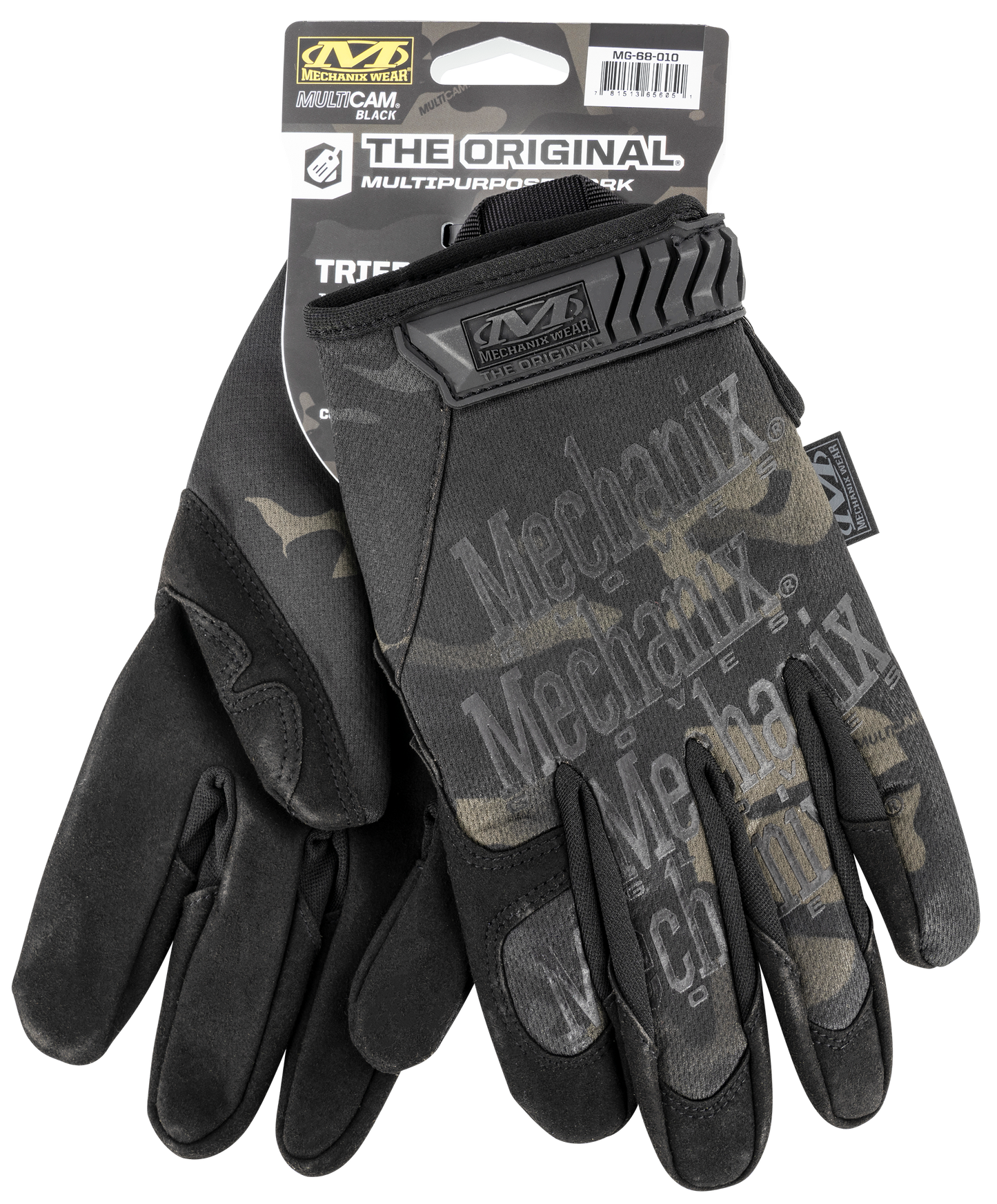 Mechanix Wear Multicam Black, Mechanix Mg-68-012 Multicam Black Original Xxl