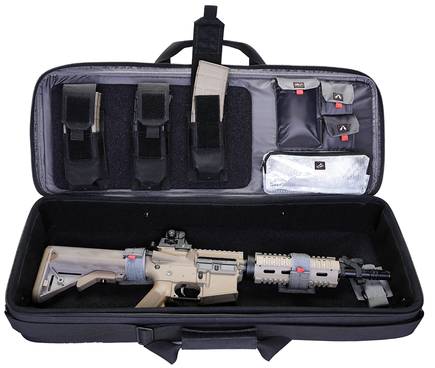 G*outdoors Tactical, Gps T28swc    Tact Sbr/folding Stock Hardsided Blk