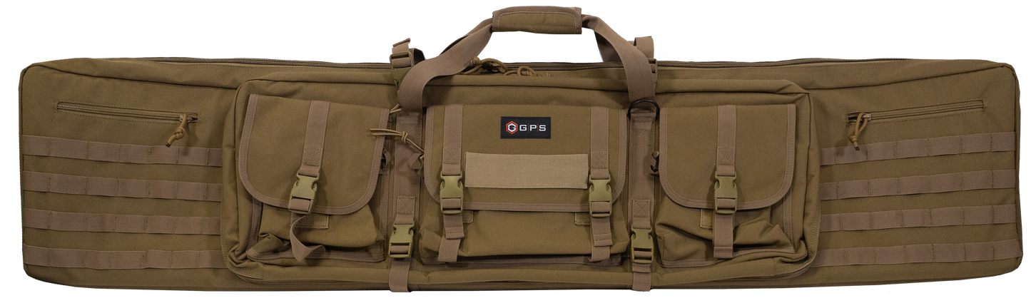 G*outdoors Double Rifle Case, Gps Drc55-fde 55" - Double Rifle Case (fde)