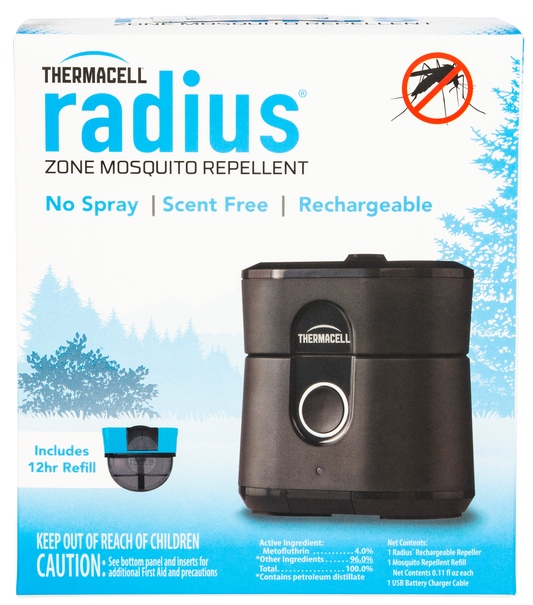 Thermacell Radius Zone, Ther Lz1w   Radius Zone Mosquito Repeller Black