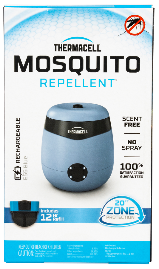 Thermacell E-series, Ther E55b   Rechargeable Mosquito Repeller Blue