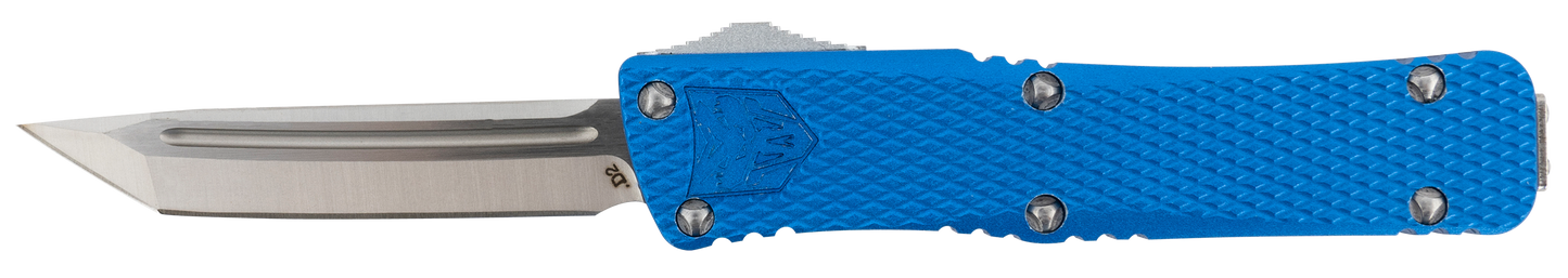 Cobra Tec Knives Llc Mini Mamba, Cobra Mkblumtns      Mini Knurled Blue Mamba Tanto