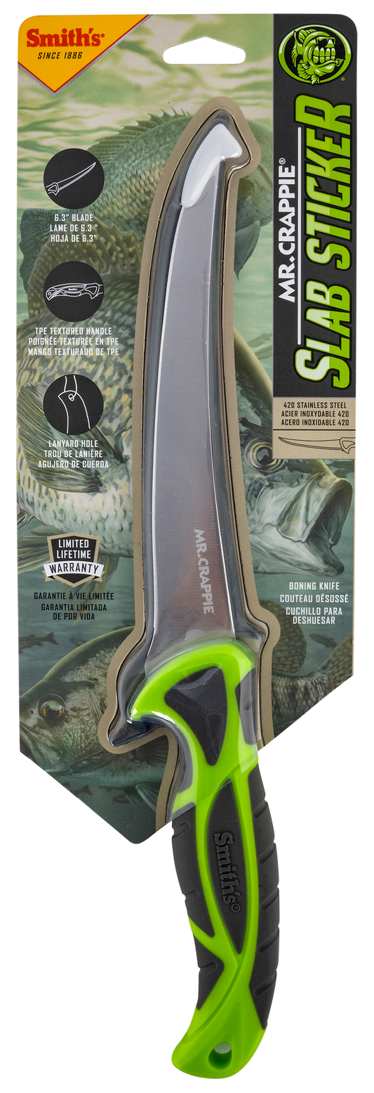 Smiths Products Mr. Crappie, Smiths 51208 Mr Crappie 6 Curvd Slab Sticker Knife