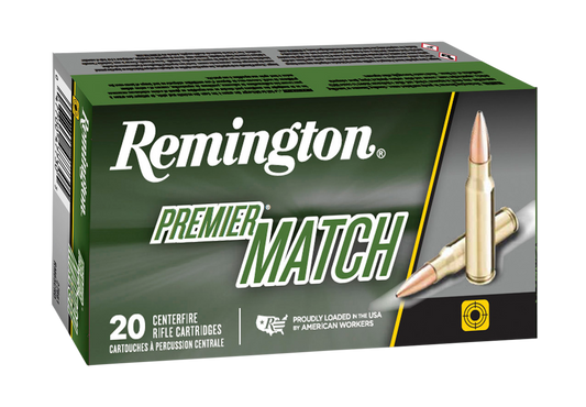 Remington Ammunition Premier, Rem 21201 Rm224vlk  Pre Match  90 Bthp       20/10