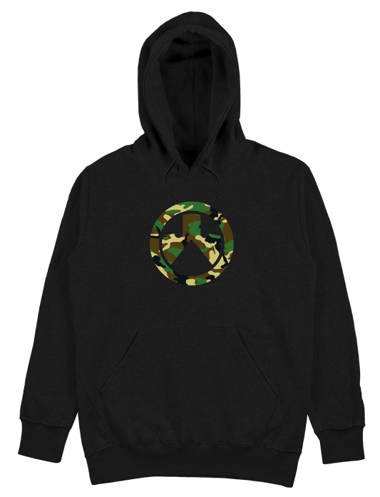Magpul Industries Corp Woodland Camo, Magpul Mag1258-001-xl Woodland Camo Hoodie Xl  Blk