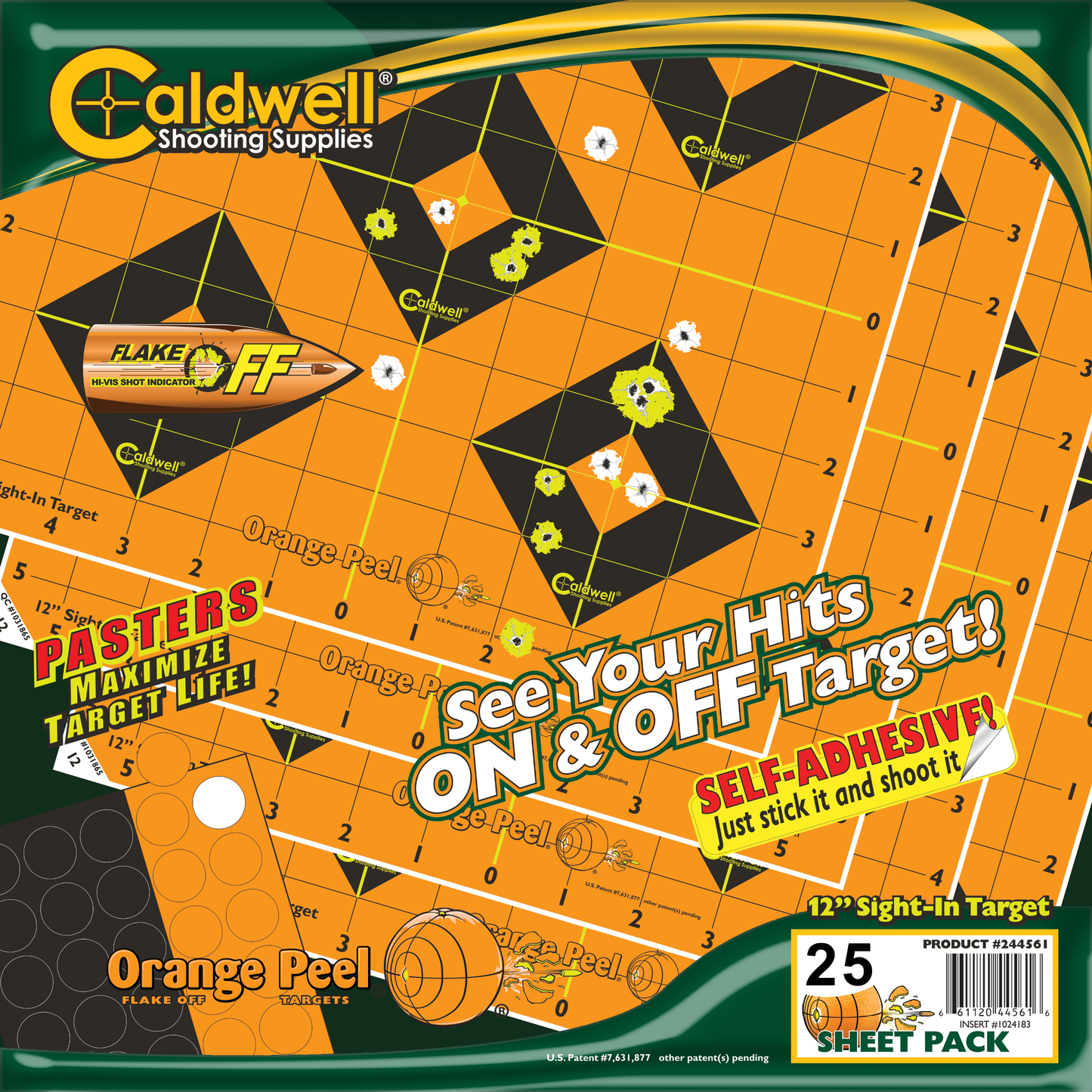 Caldwell , Cald 1166105  12in Sight In Target     25 Sheets