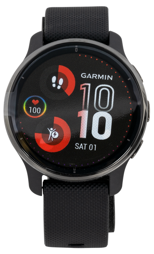 Garmin Venu, Garmin 010-02496-01 Venu 2 Plus, Black/slate