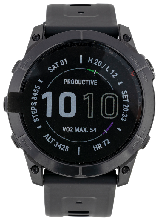 Garmin Fenix 7x, Garmin 010-02541-22 Fenix 7x Spphre Blk Dlc Tiw/ws