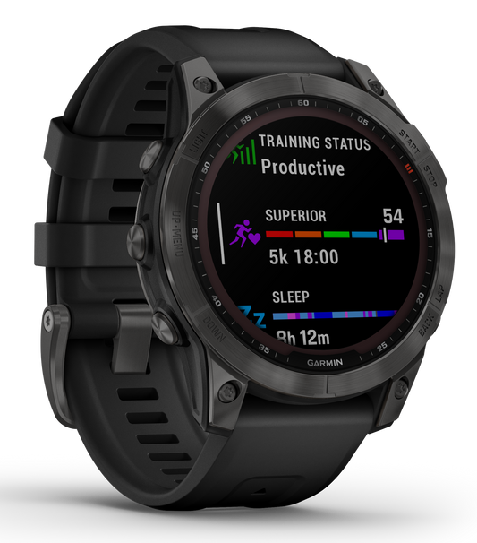 Garmin Fenix 7, Garmin 010-02540-10 Fenix 7 Solar Gry W/blk