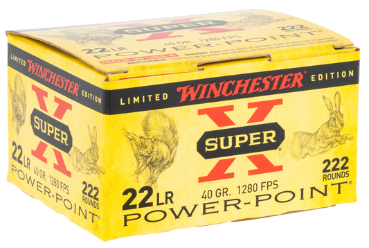 Winchester Ammo Super X, Win X22lrppb    22lr  Super X    40         222/10