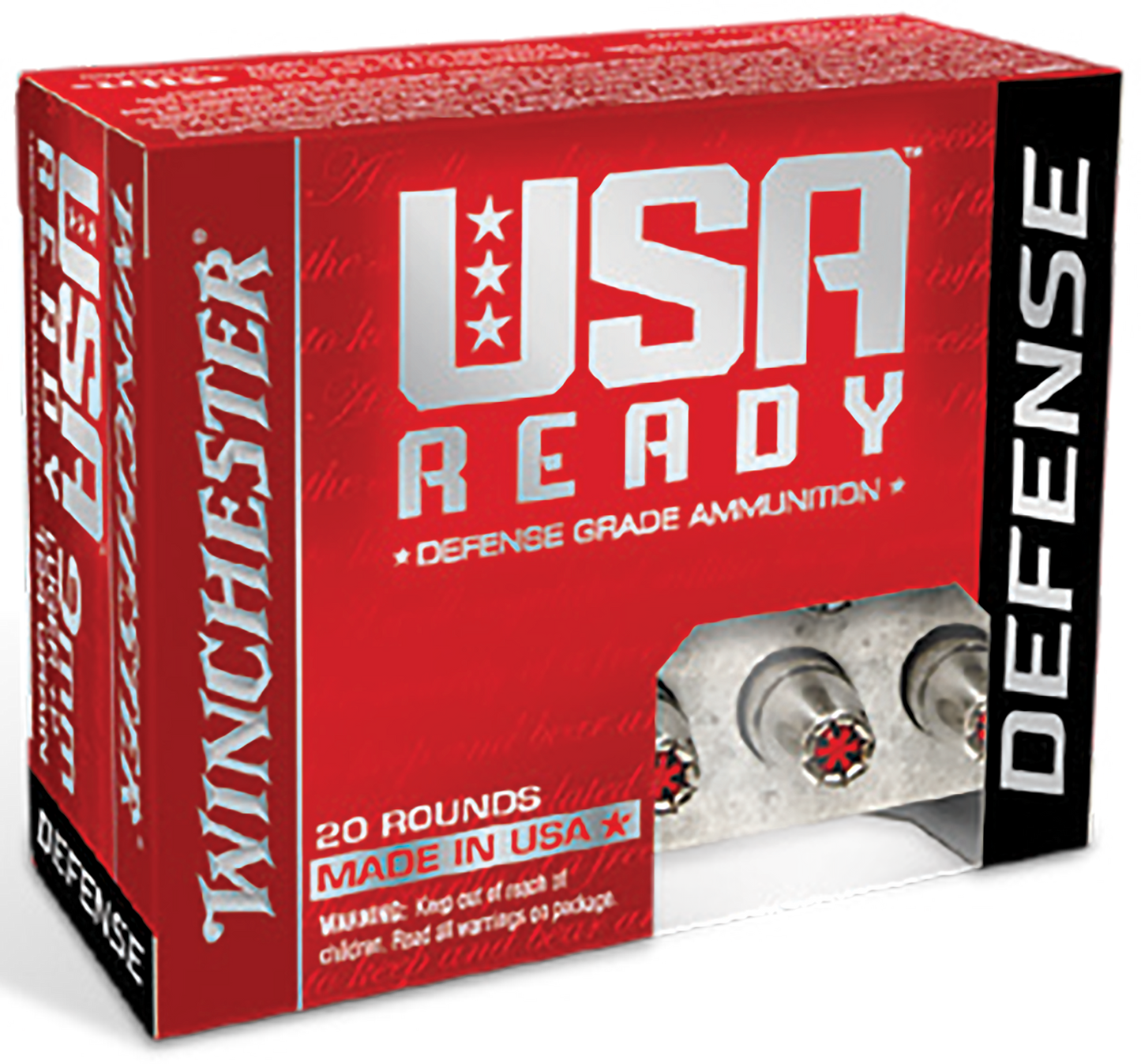 Winchester Ammo Usa, Win Red10hp 10mm Usa Ready Hex Vent 170 Hp  20/10