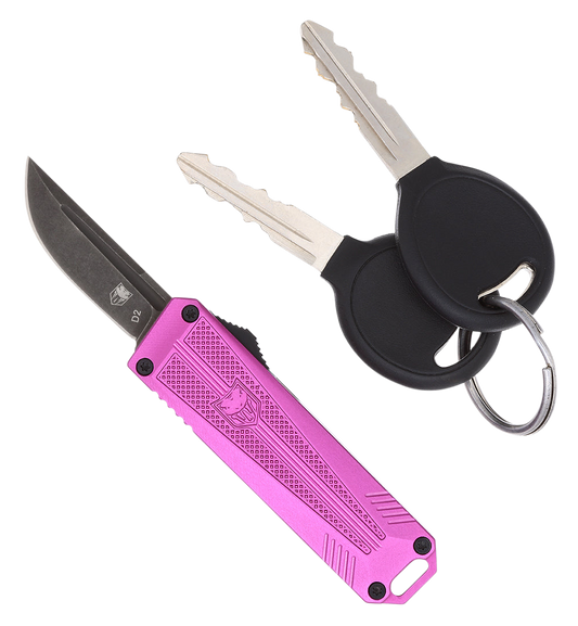 Cobra Tec Knives Llc California, Cobra Cali929tbpurtns Cali 929 Top Button Tanto Pr