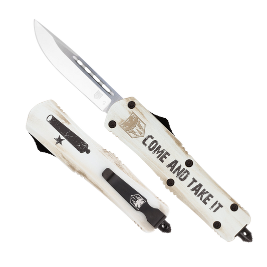 Cobra Tec Knives Llc Come And Take It, Cobra Mcatifs-3dns   Med Fs-3 Drop  Come & Take It