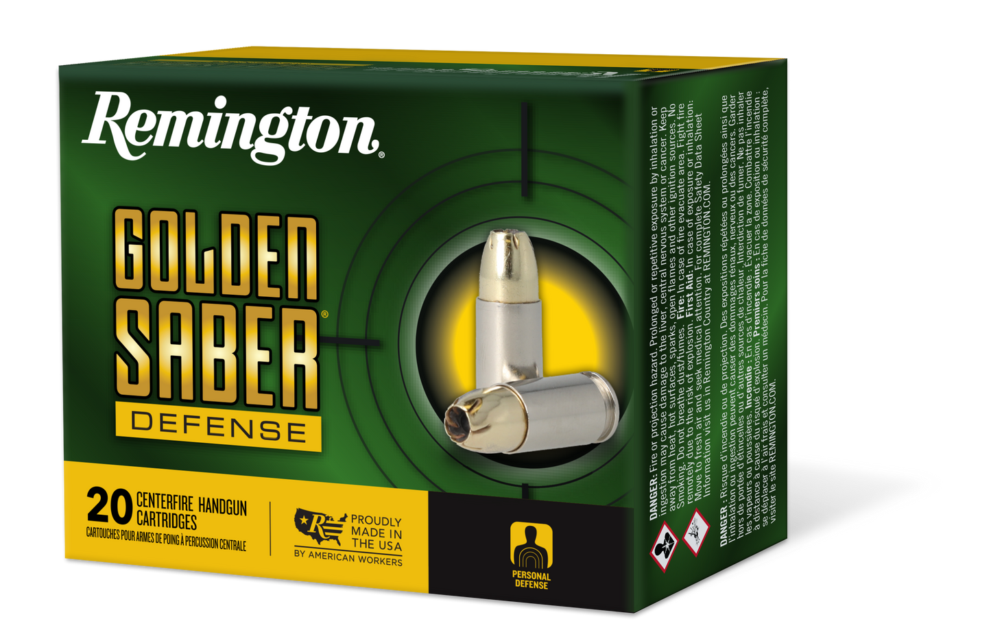 Remington Ammunition Golden Saber, Rem 27612 Gsd45apbn  45     230 Bjhp         20/25