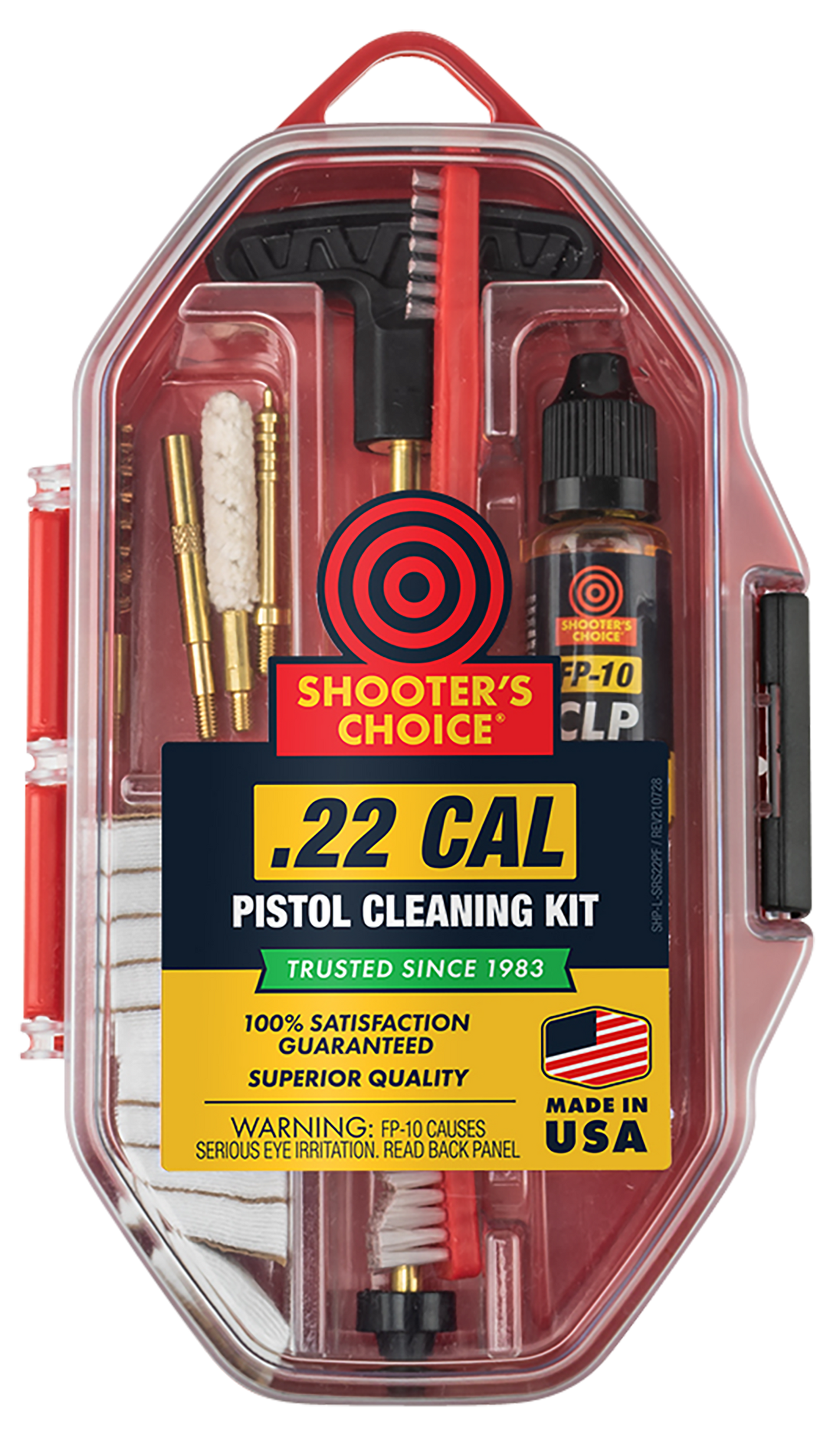 Shooters Choice Cleaning Kit, Shf  Srs-22p    22 Pistol Gun Cleaning Kit