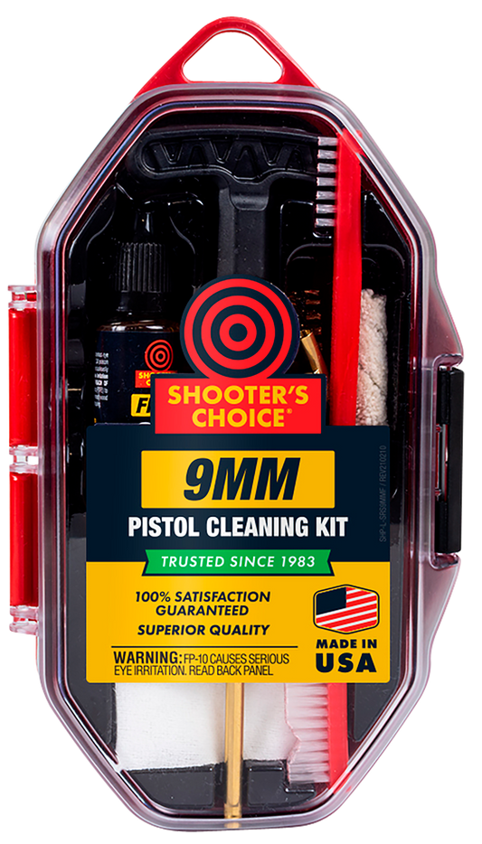 Shooters Choice Cleaning Kit, Shf  Srs-9mm    9m Pistol Gun Cleaning Kit
