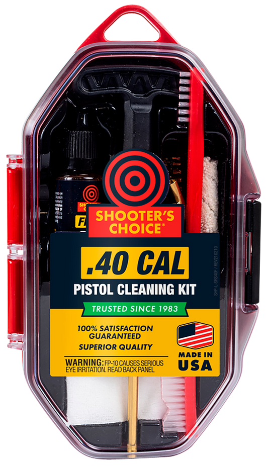 Shooters Choice Cleaning Kit, Shf  Srs-40     40 Pistol Gun Cleaning Kit