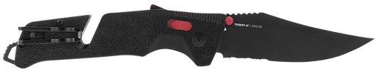S.o.g Trident, Sog 11-12-02-41  Trident At Blk/red Serrated