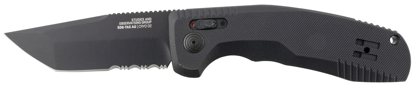 S.o.g Sog-tac, Sog 15-38-04-57  Sog-tac Auto Blk Tanto Serrated