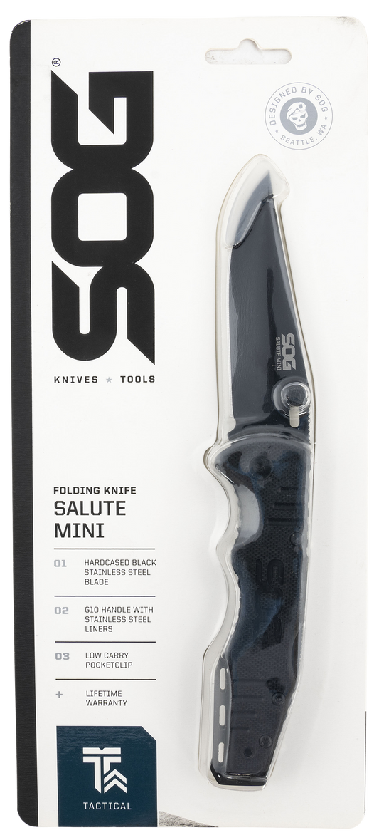 S.o.g Salute, Sog Ff1101-cp Salute Mini Blk Oxide G10