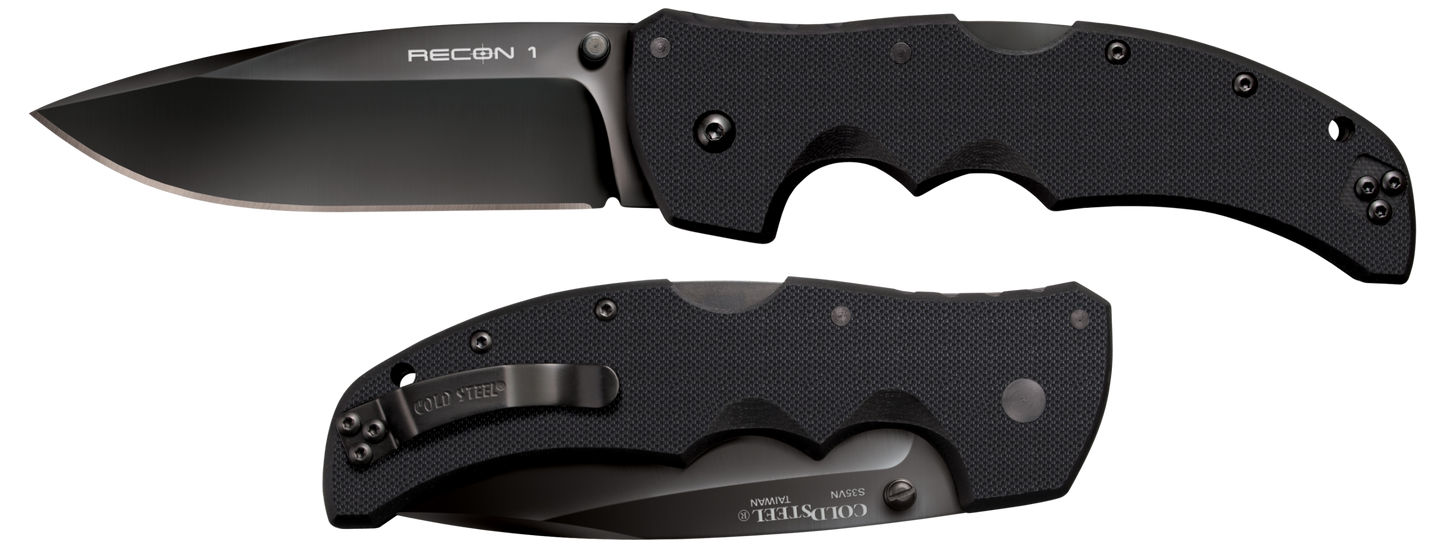 Cold Steel Recon 1, Cold Cs-27bs    Recon 1 Spear Pnt Plain Edge 4"