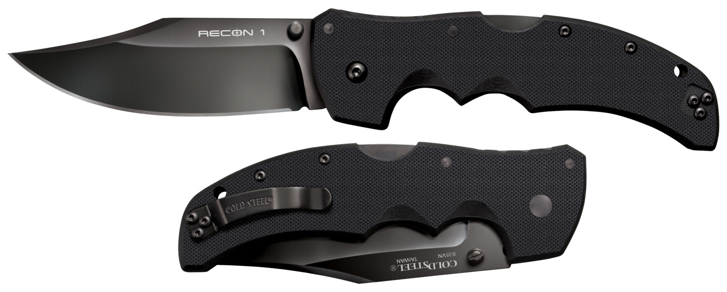Cold Steel Recon 1, Cold Cs-27bc    Recon 1 Clip Point Pln Edge 4"