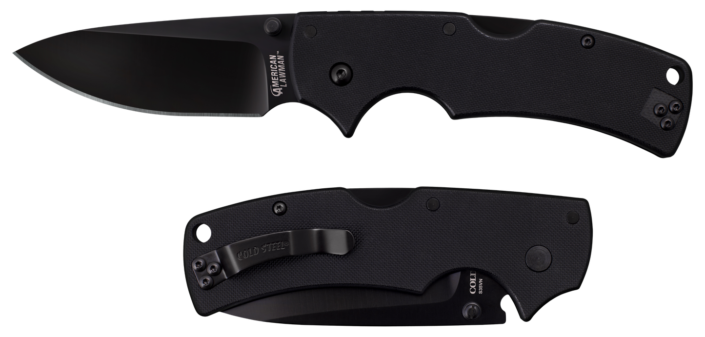 Cold Steel American, Cold Cs-58b     American Lawman 3.5" Folding