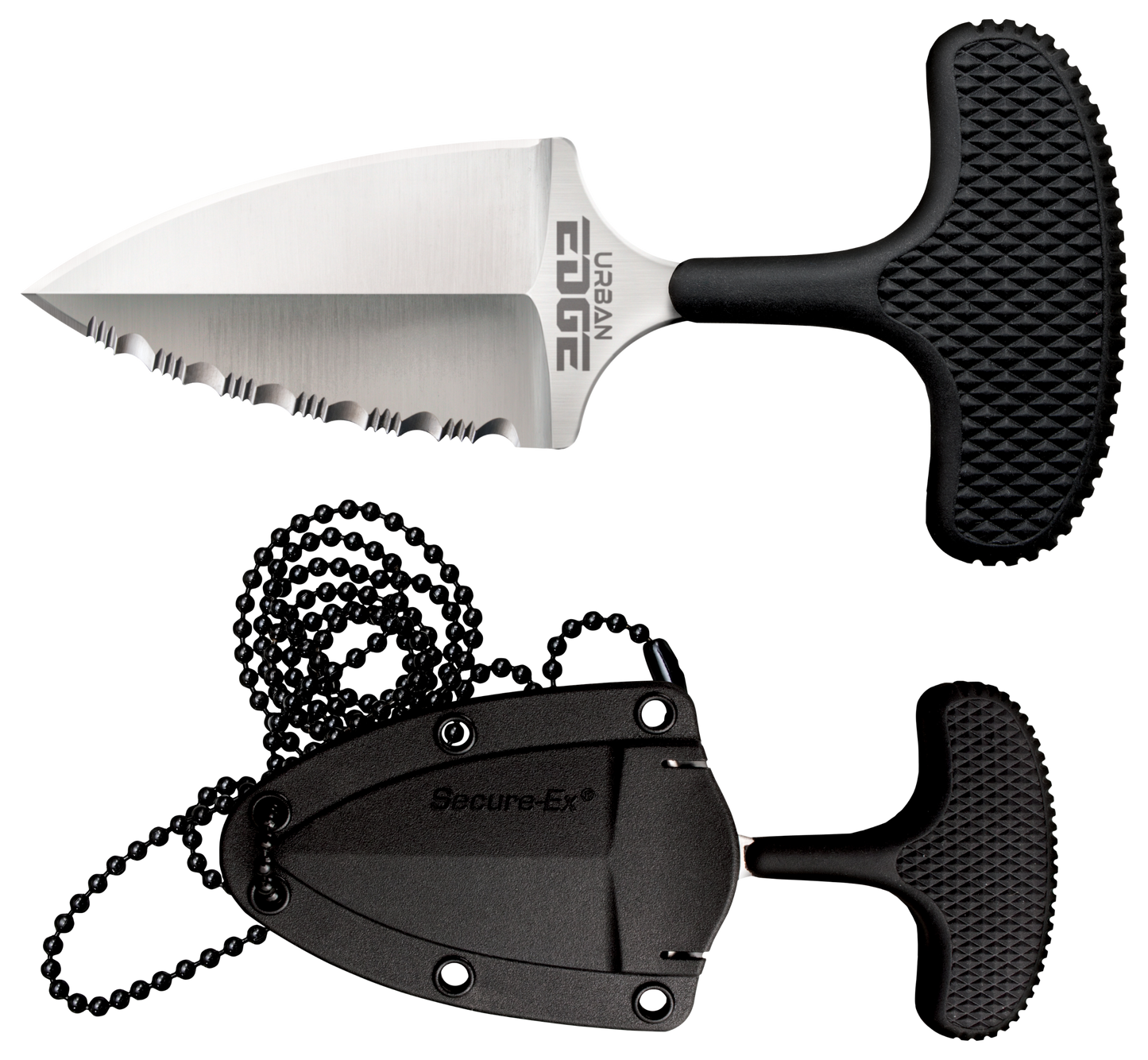 Cold Steel Urban Edge, Cold Cs-43xls  Urban Edge 50-50 Edge 2.5" Fxd
