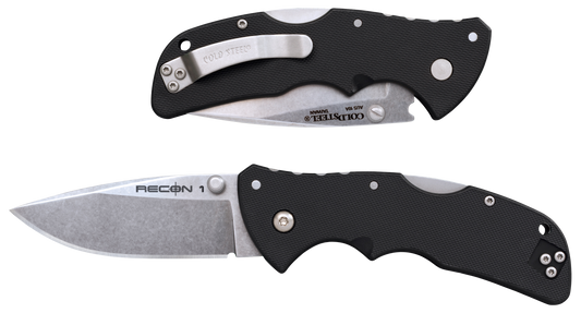 Cold Steel Recon 1, Cold Cs-27bas    Mini Recon 1 Spear Pt 3" Folder