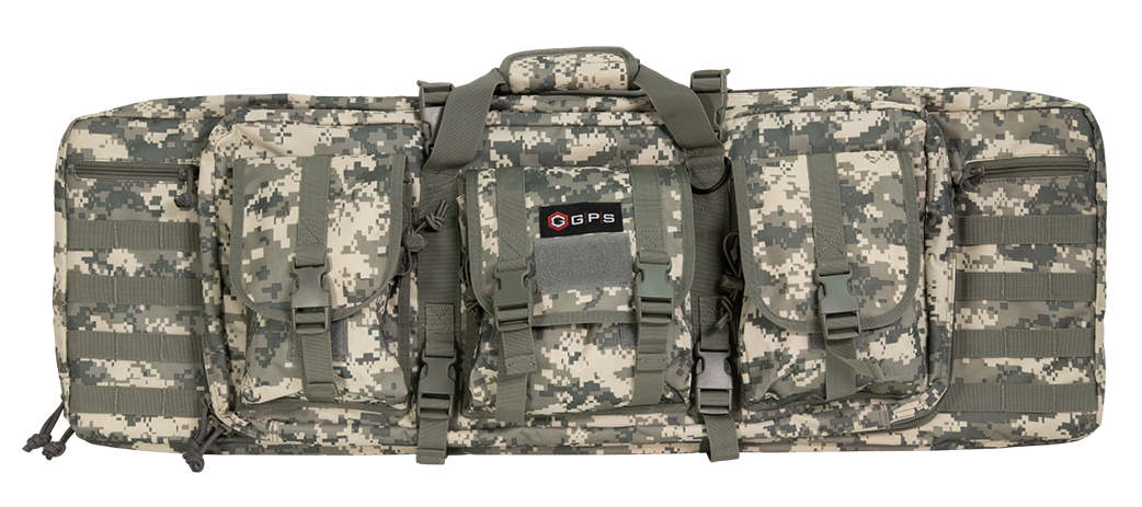 G*outdoors Double Rifle Case, Gps Gps-drc36-acu 36" Double Rifle Case - Acu Camo