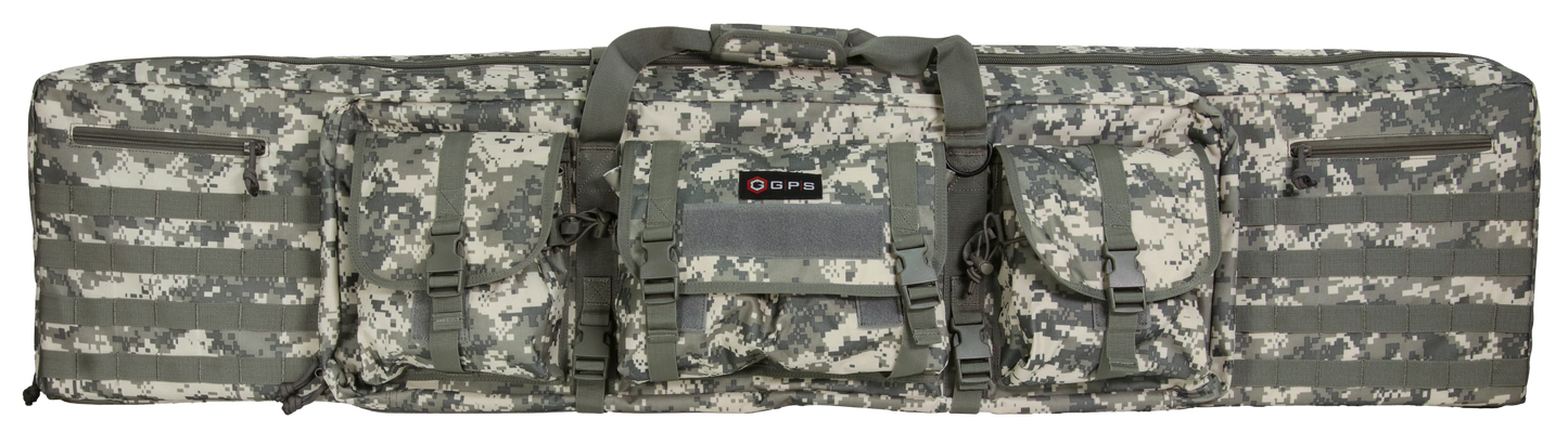 G*outdoors Double Rifle Case, Gps Gps-drc55-acu 55" Double Rifle Case - Acu Camo
