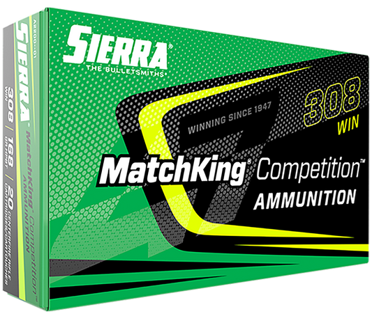 Sierra Matchking, Sierra A2200-01 308 Win       168 Gr Hpbt Mk 20/10