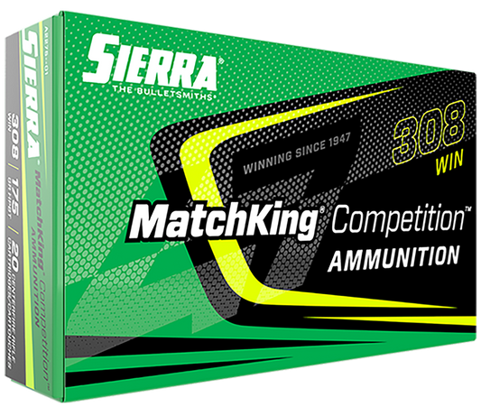 Sierra Matchking, Sierra A2275-01 308 Win       175 Gr Hpbt Mk 20/10