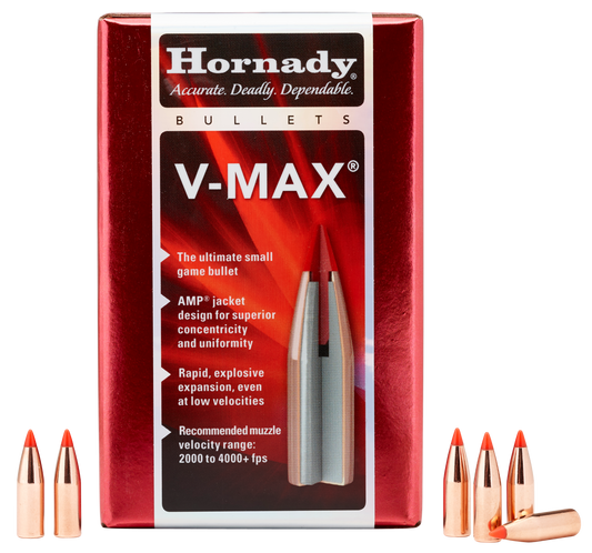 Hornady V-max, Horn 22415 Bull .243  65 Vmax      100-40