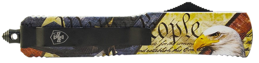 Templar Knife Premium, Temp Mzeg321  Slim Zinc Eagle Drop Black D2