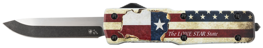 Templar Knife Premium, Temp Sztx321  Small Zinc Texan Drop Black D2