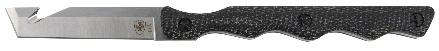Templar Knife Neck, Temp Ntkb222  Neck Knife Black D2 Tanto Sillver