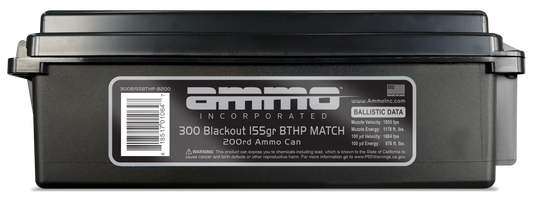 Ammo Incorporated Signature, Ammoinc 300b155bthp-b200  300bo  155 Bthp    200/6