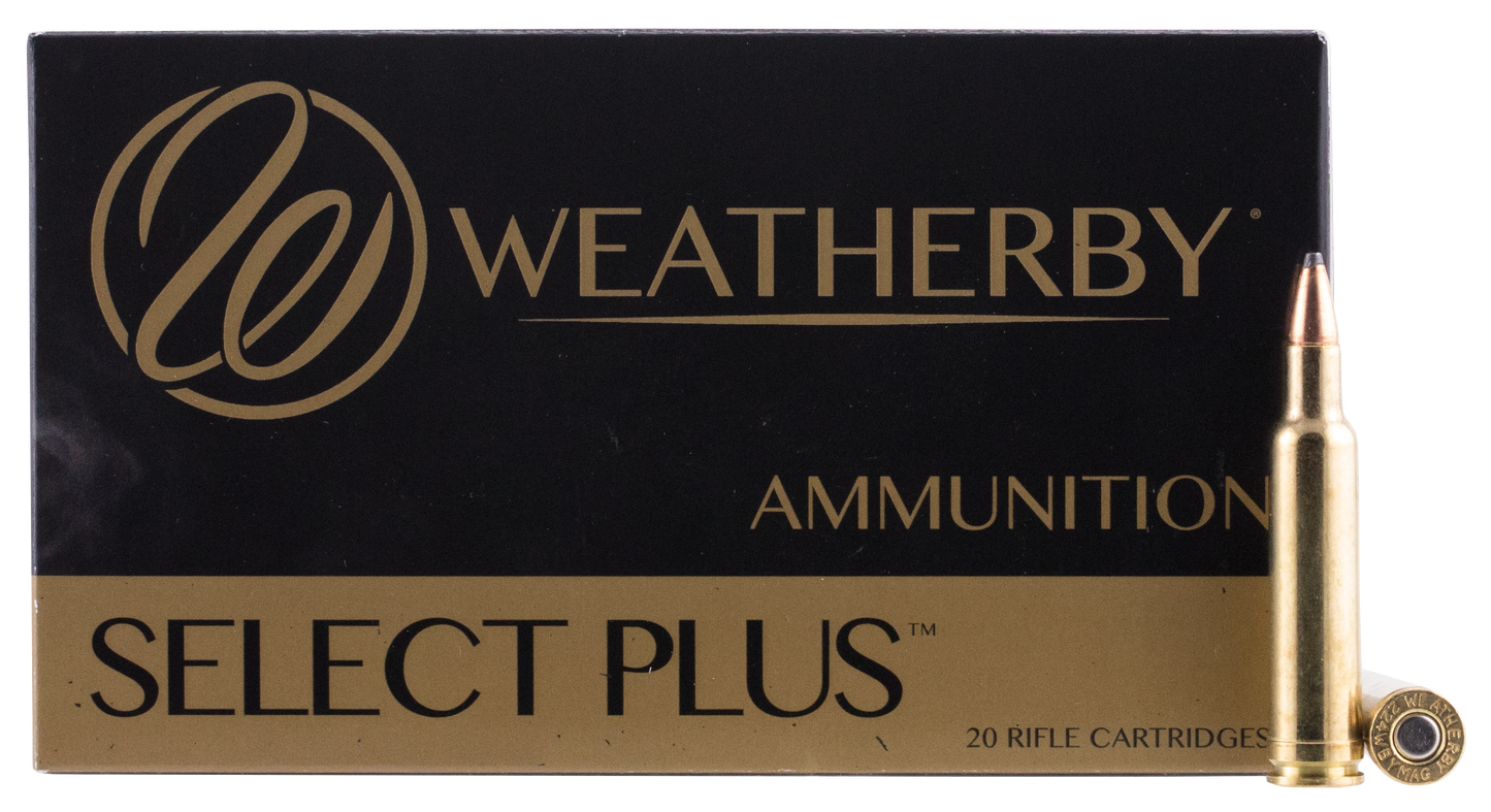 Weatherby Select Plus, Wthby H340225sp  340wby  225 Sp     20
