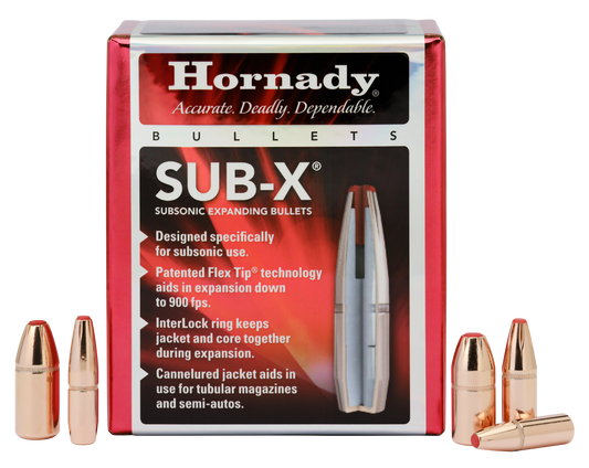 Hornady Sub-x, Horn 3503   Bull .357 250 Sub-x             100/15