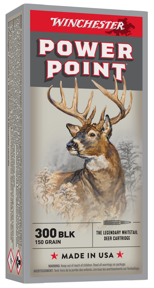 Winchester Ammo Deer Season Xp, Win X300blk       300bo  150psp  Pwrpnt      20/10
