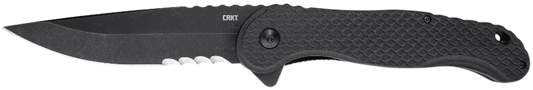 Columbia River Taco, Crkt 2267     Taco Viper Asted  4.22 Serrated  Blk