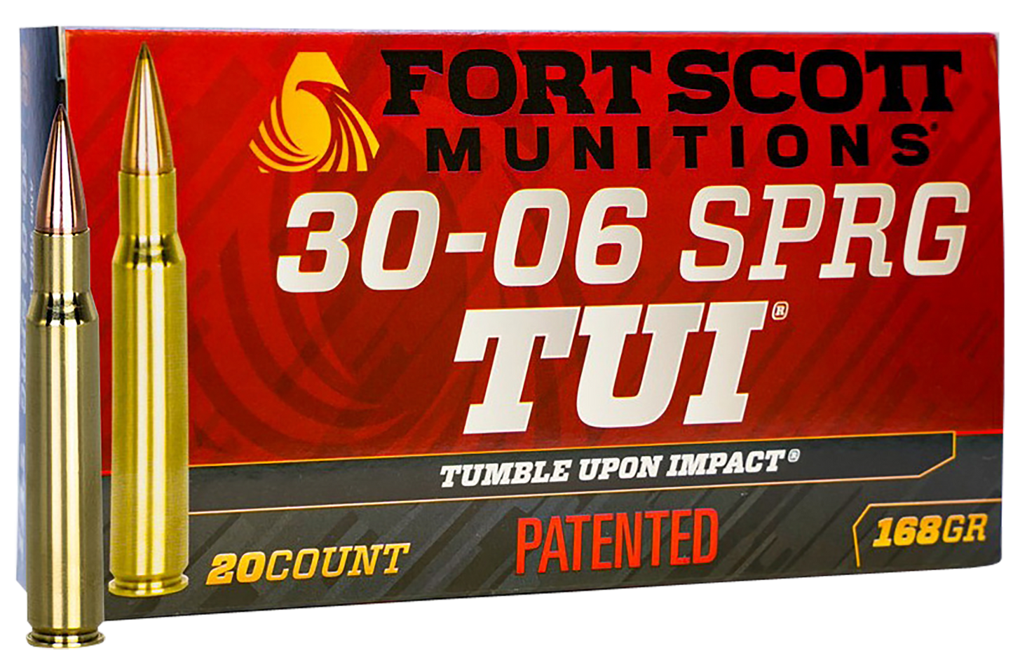 Fort Scott Munitions Tumble Upon Impact (tui), Fsm 30-06-168-scv    30-06  168gr Tui        20/10