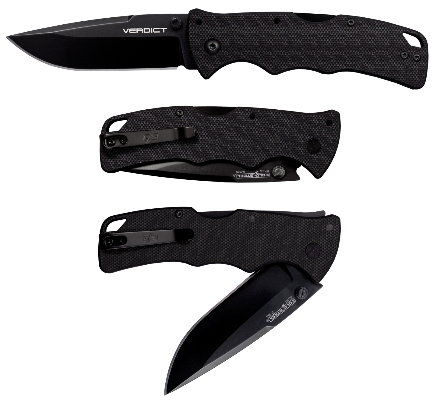 Cold Steel Verdict, Cold Cs-fl-c3sp10a    Verdict Spear 3" G10     Blk