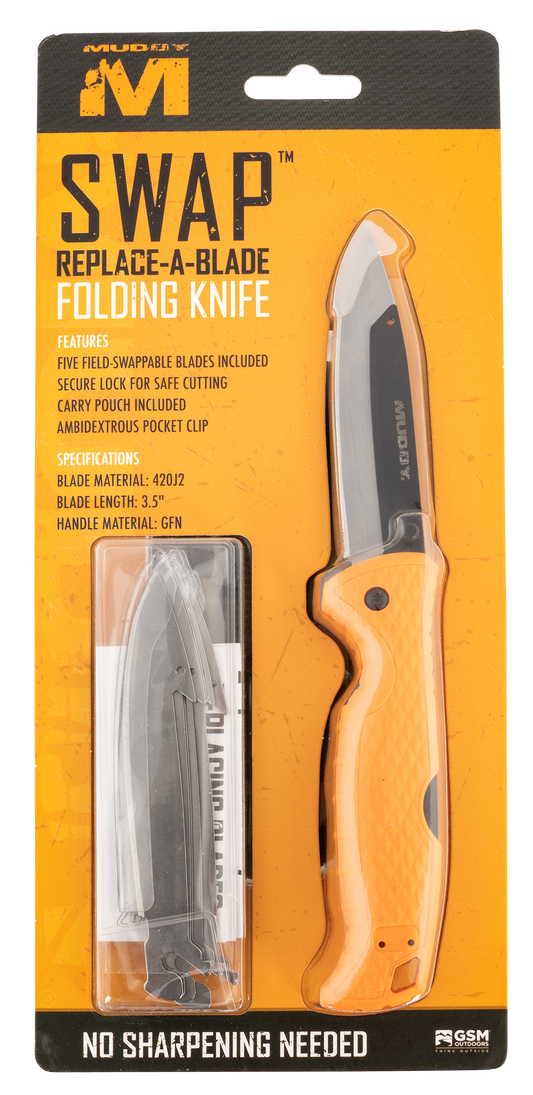 Walkers Game Ear , Muddy Mud-fl-35rb5pz     Swap Replace-a-blade Knf