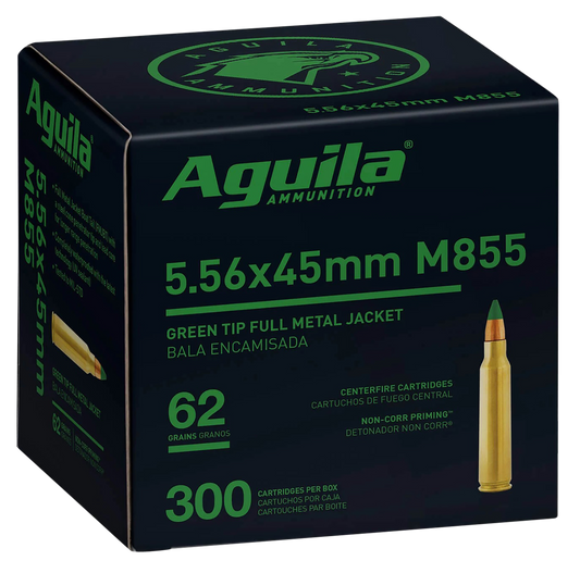 Aguila Green Tip, Aguila 1e556125      5.56 Green Tip M855     300/4