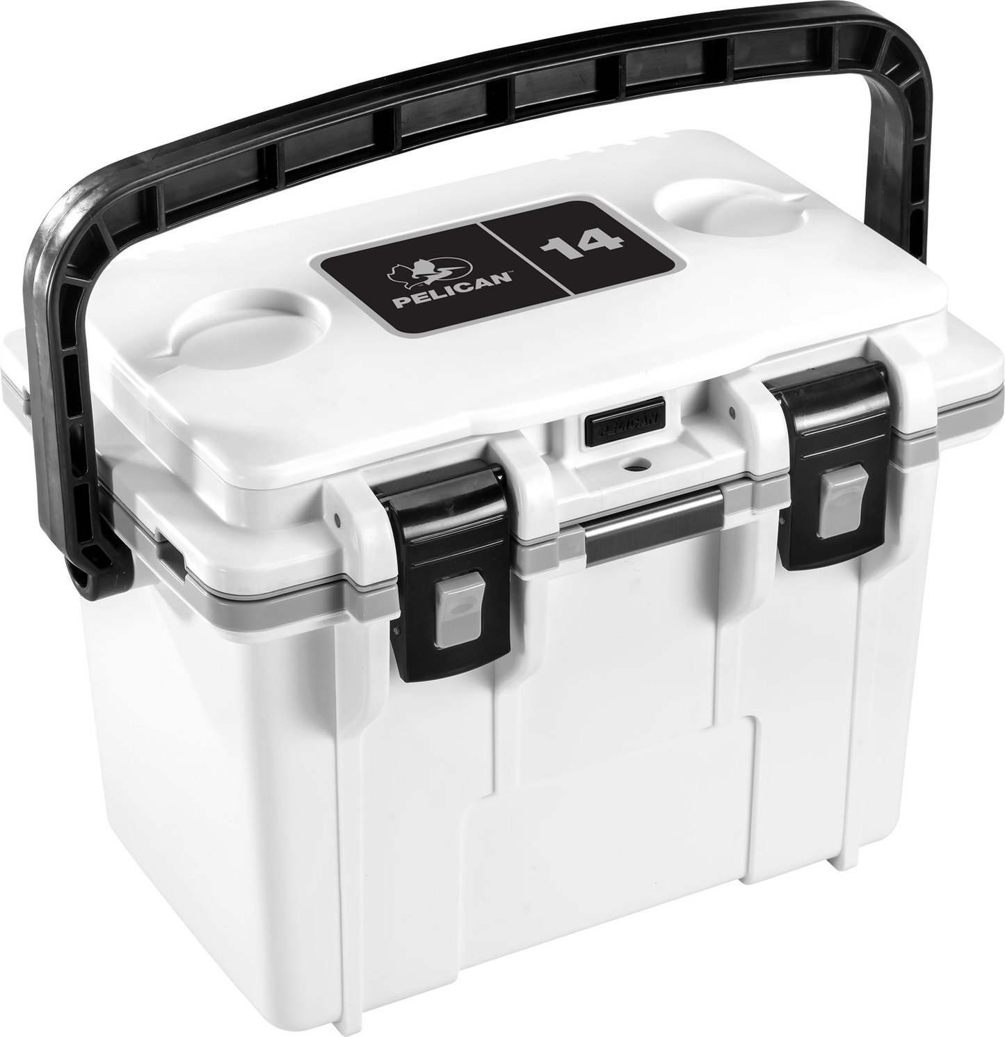 Pelican , Pelican 14q-1-whtgry     14qt Elite Cooler Wht/gry